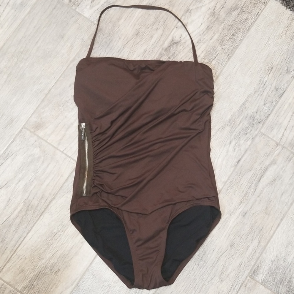 Michael Kors chocolate brown one piece